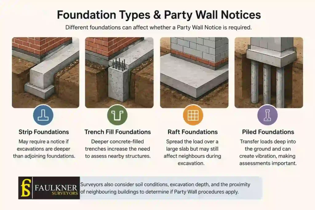 How Do Construction Methods Affect Party Wall Requirements? A Homeowner’s Guide 1 How Do Different Foundation Types Influence Party Wall Notices Eastbourne?