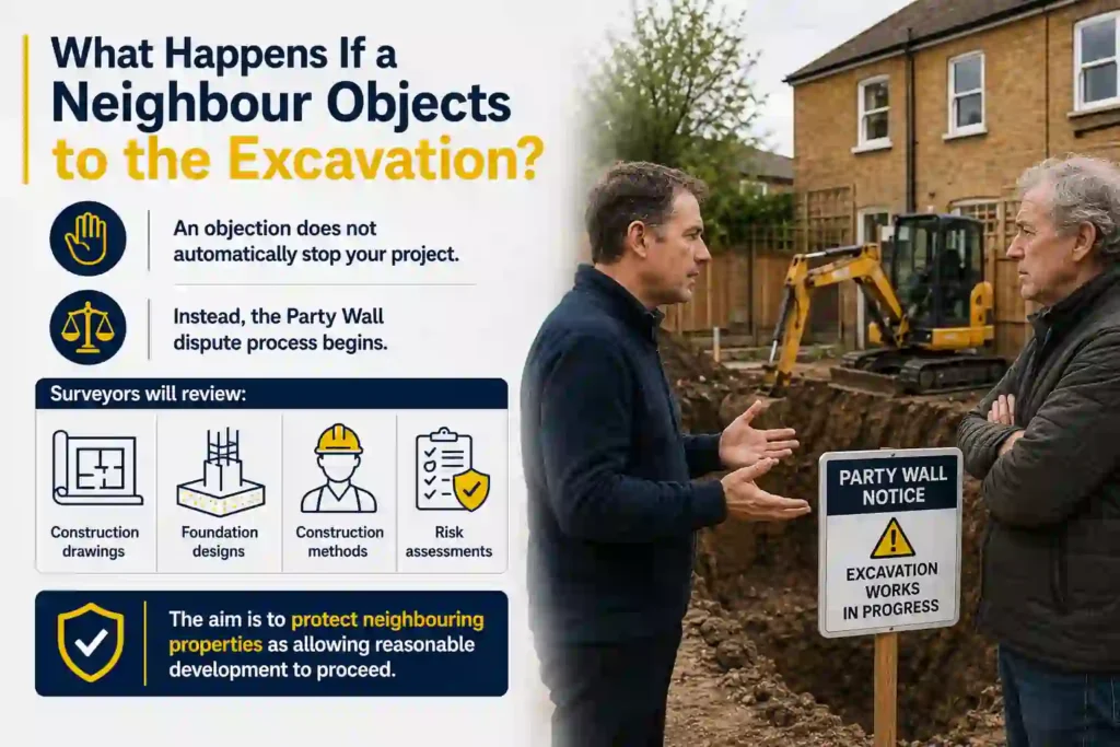 The Complete Guide to Section 6 Excavation Notices 3 What Happens If a Neighbour Objects to the Excavation Eastbourne